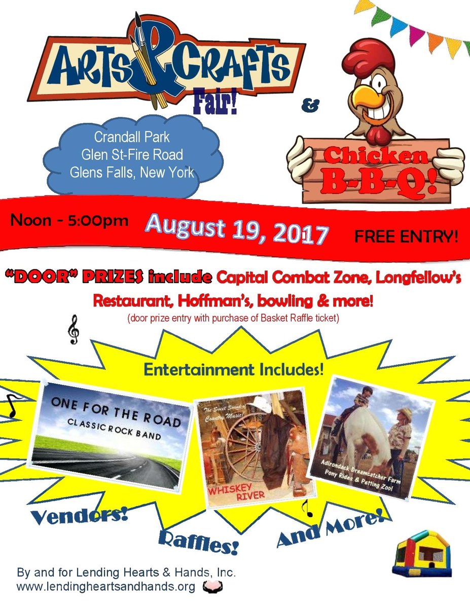 Join us Saturday, August 19th, for a delicious chicken BBQ by T-Ray's! <a href="/GlensFallscom/">Glens Falls</a> <a href="/GlensFallsWard/">Glens Falls NY Ward</a> @CrandallLibrary