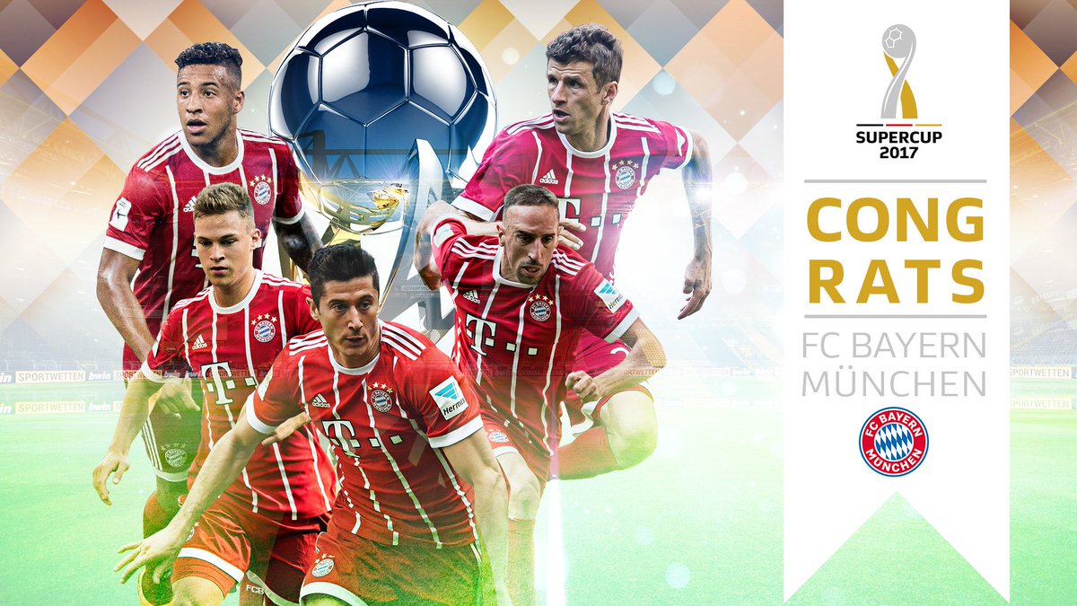 FootyAccums's tweet photo. Congratulations on winning the German Super Cup! https://t.co/q4qK5UvYpC