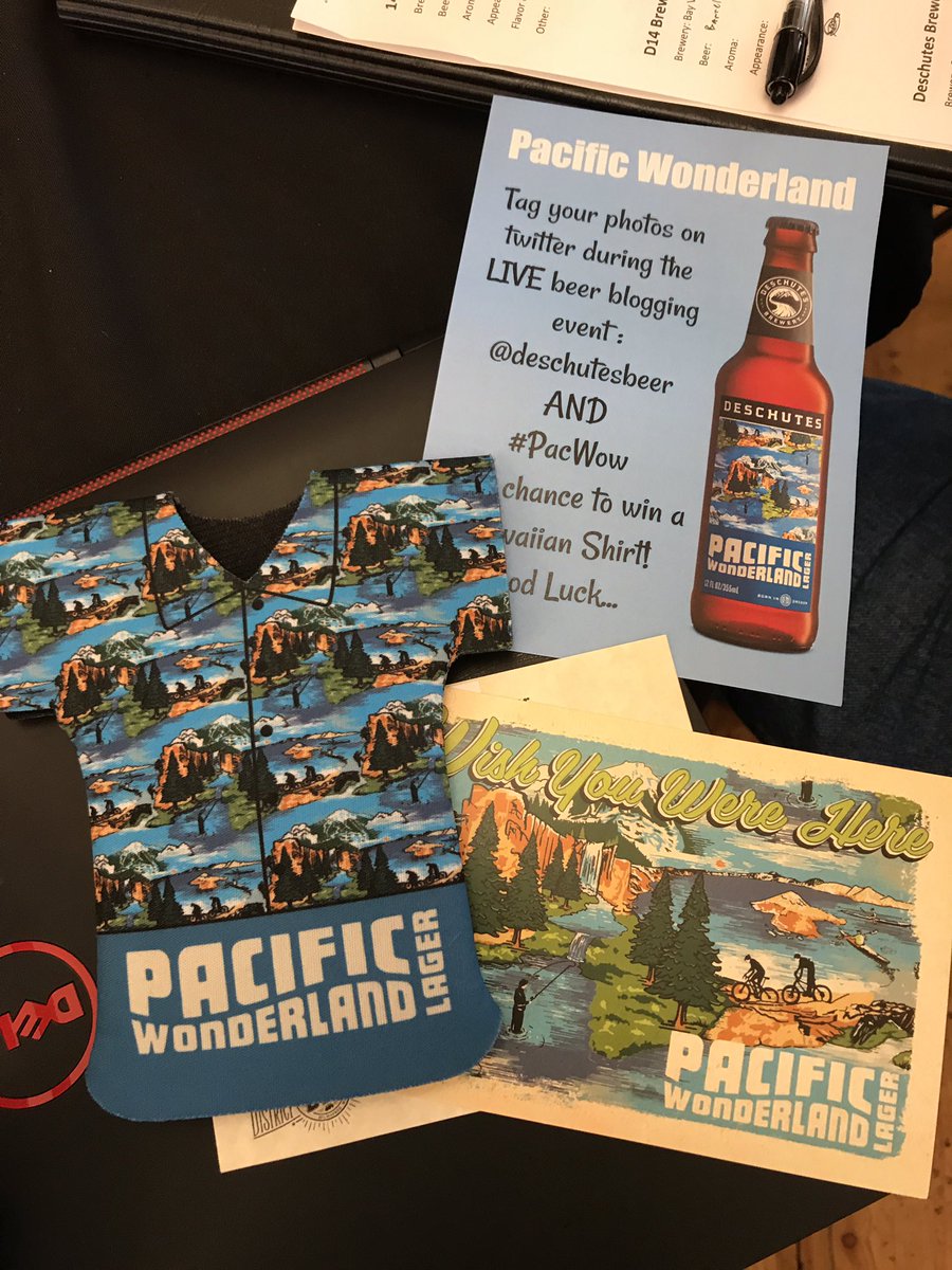 MarketTheBrew's tweet photo. Pacific Wonderlad from @DeschutesBeer #PacWow #SwagMe #bbc17 bty - crisp &amp; refreshing https://t.co/jsJPcnO1nh