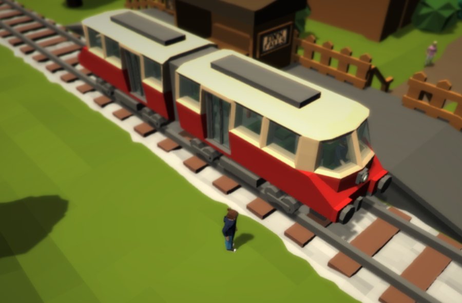 EdenFallsGame's tweet photo. We've made some changes to our train, it now has windows you can actually see through #screenshotsaturday #gamedev #indiedev #MadeWithUnity https://t.co/TCjUoKWHpp