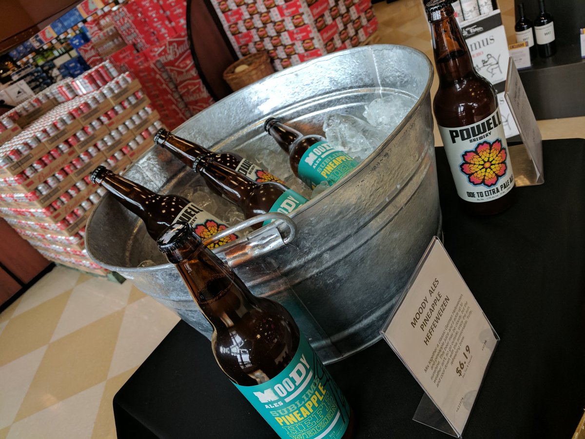 ajsimpsonbc's tweet image. Back at it again today sampling @PowellBeer and @MoodyAles at the #Westshore BC Liquor store! #BClongweekend #yyj #bccraftbeer