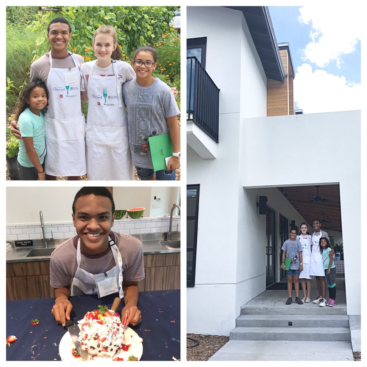 YamileLuna22's tweet image. Summer volunteering doesn't get any better than this! Helping in the kitchen &amp;amp; gaining their own knowledge! @EdibleEdExp #LifetimeExperience
