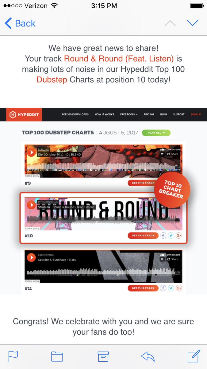 StadiumPersonal's tweet photo. Our latest release is top 10 ☝️on the #hypeddit #dubstep charts. #nowplaying https://t.co/l1BLTnXN7G