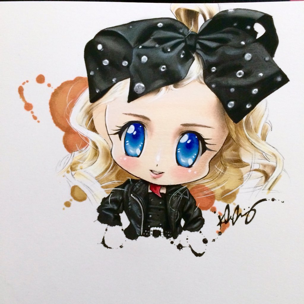 KEJiminez's tweet photo. @SavannahSoutas Chibi style drawing of Everleigh :) https://t.co/BAR7T1NYH4 https://t.co/hdyNE3kxKT