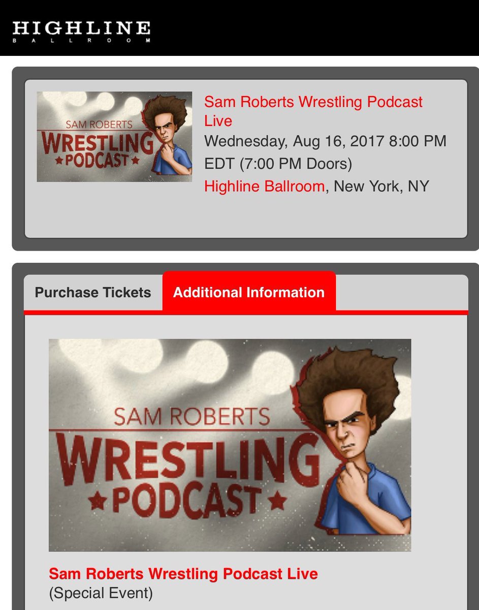 NaughtSam's tweet image. NEW limited edition pins available 1st at the LIVE show! FREE pin with VIP admission

Get SRW Podcast tickets now

highlineballroom.com/show/2017/08/1…