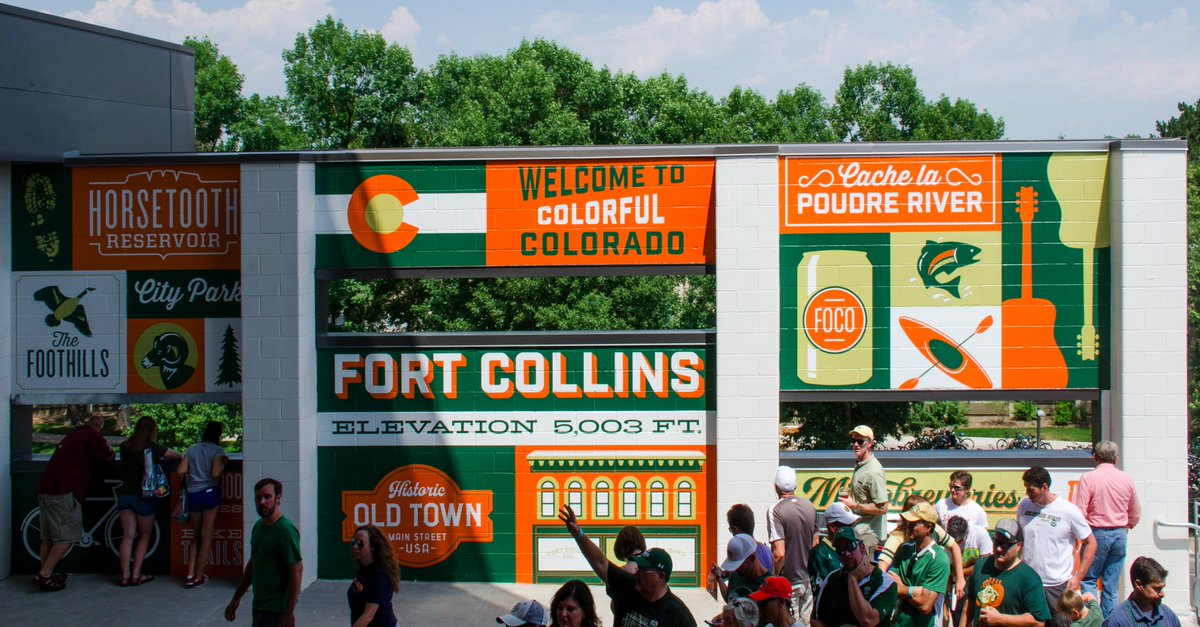 ColoradoStateU's tweet image. Thank you #CSURams fans for coming and checking out our new @CSURams stadium at this year's Community Open House. #OurStateOurStadium