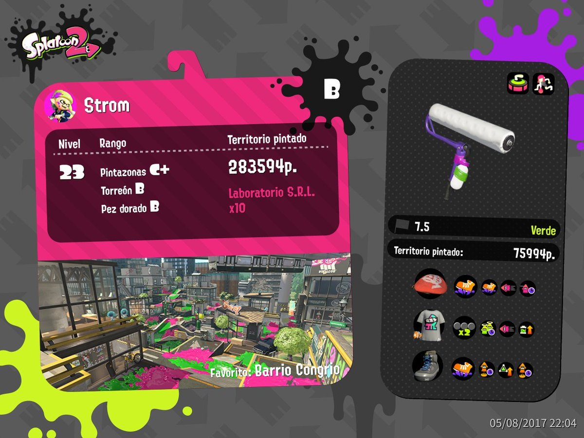 Strombraker117's tweet photo. #Splatoon2 #SplatNet2 #MiSet #thebest https://t.co/6j7jOgHpOO