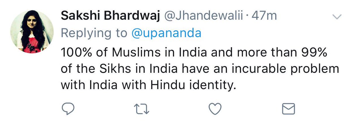Hi  @TwitterIndia,I'm reporting this account, @Jhandewalii for spreading hatred against Sikh community. Attaching few snapshots as well.