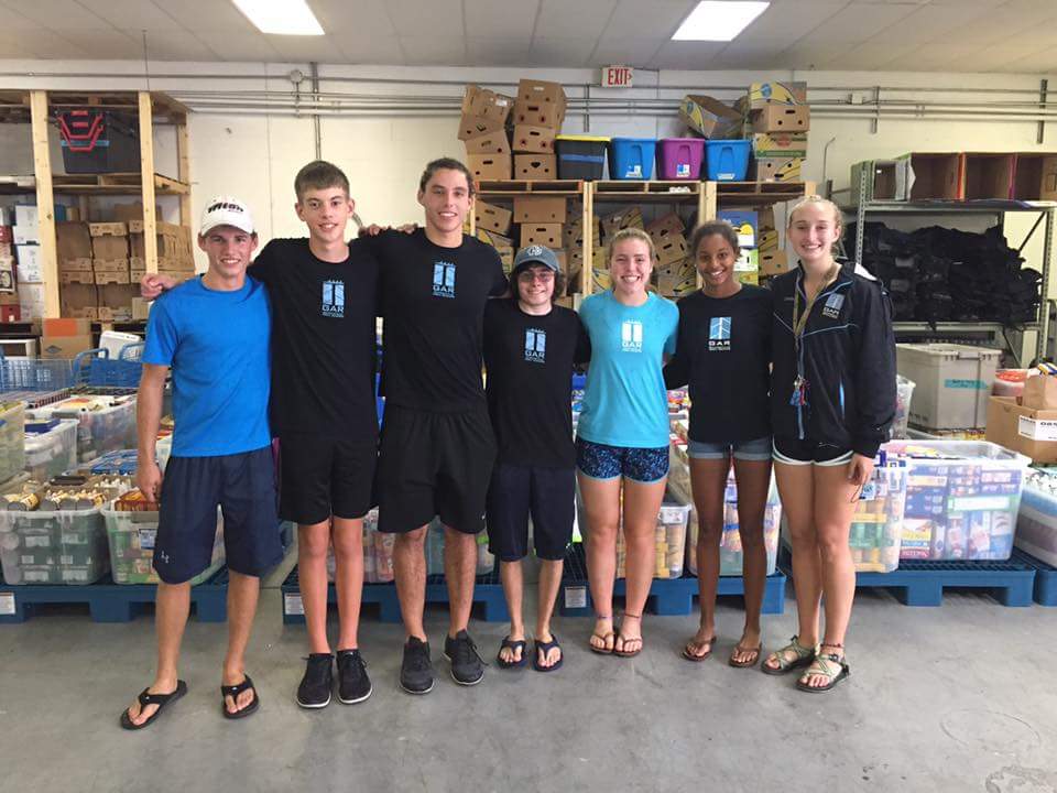 Helping out at the 6th Annual Food for Kids food drive today.