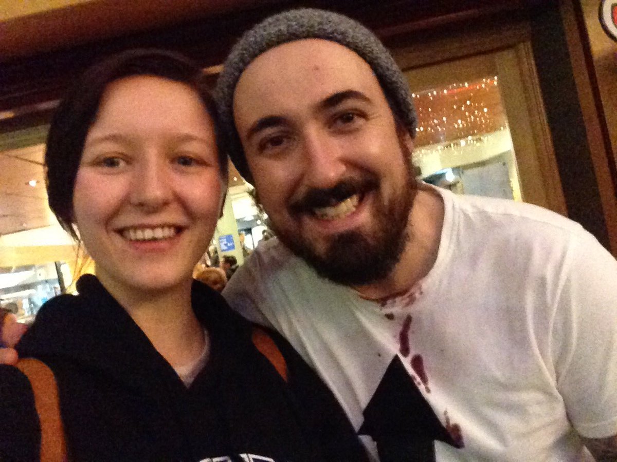 DianeChloe's tweet photo. Mind the shit quality of these photos hands were shaking to fuck. Holy crap incredible performance and I hugged them all!💞 @midnightbeastuk https://t.co/mWQpfIvdYy