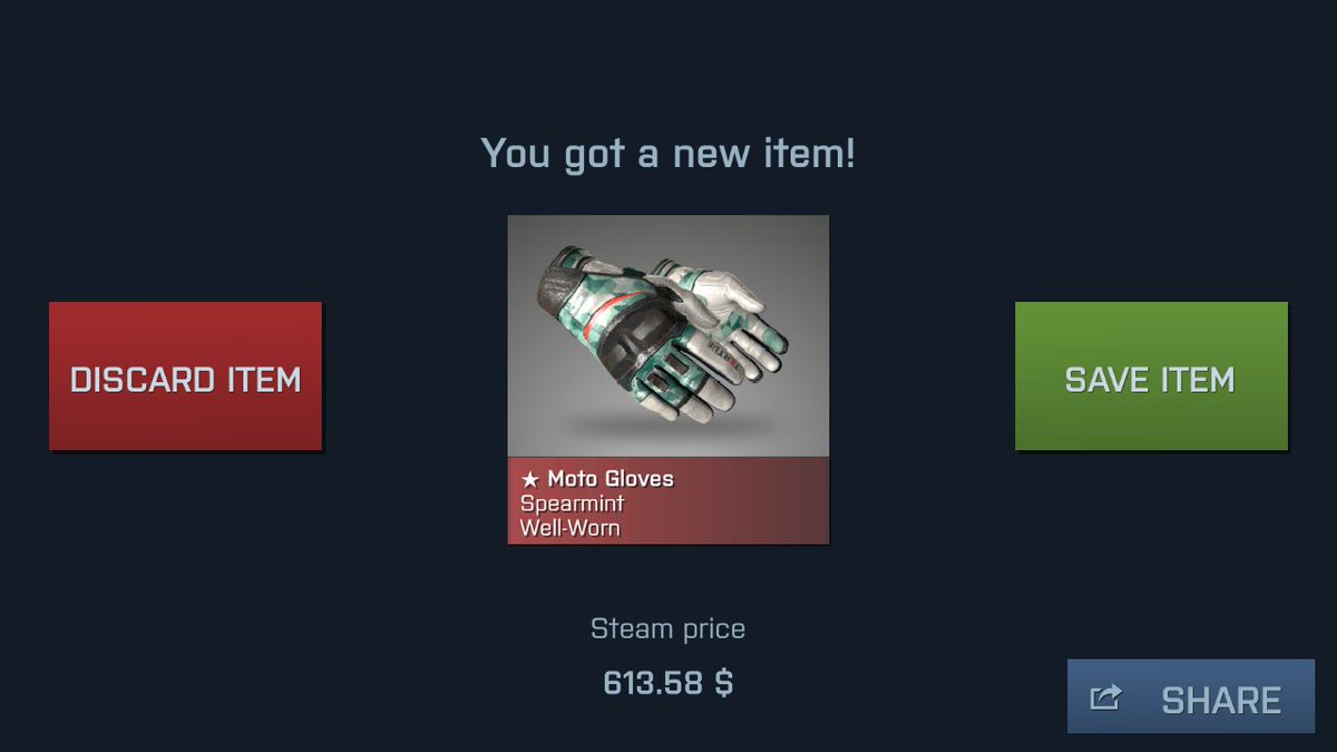 mortabeZzz's tweet photo. I just got Moto Gloves | Spearmint from CaseOpener #caseopener #csgo https://t.co/LgfUExCMmy https://t.co/vtPgPSVR1n