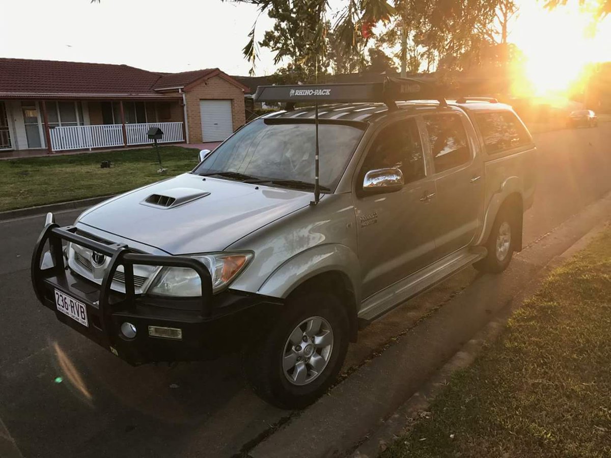 My silver 2006 Hilux with canopy has been stolen from Western Sydney. Qld rego 236 RVB. Call police if you see Trucky McTruckface #NSWpolice