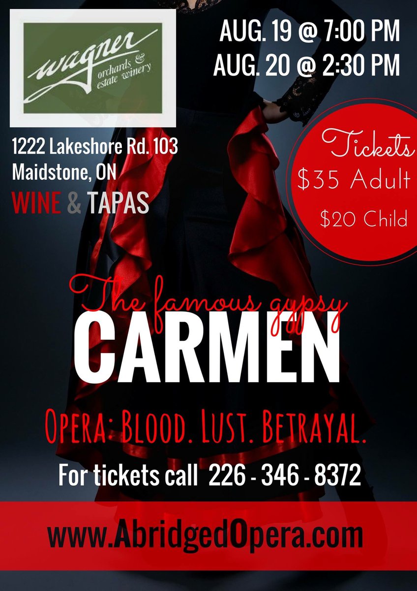 AbridgedOpera's tweet photo. Excited about our upcoming Carmen! #YQG https://t.co/7OLlLndVot