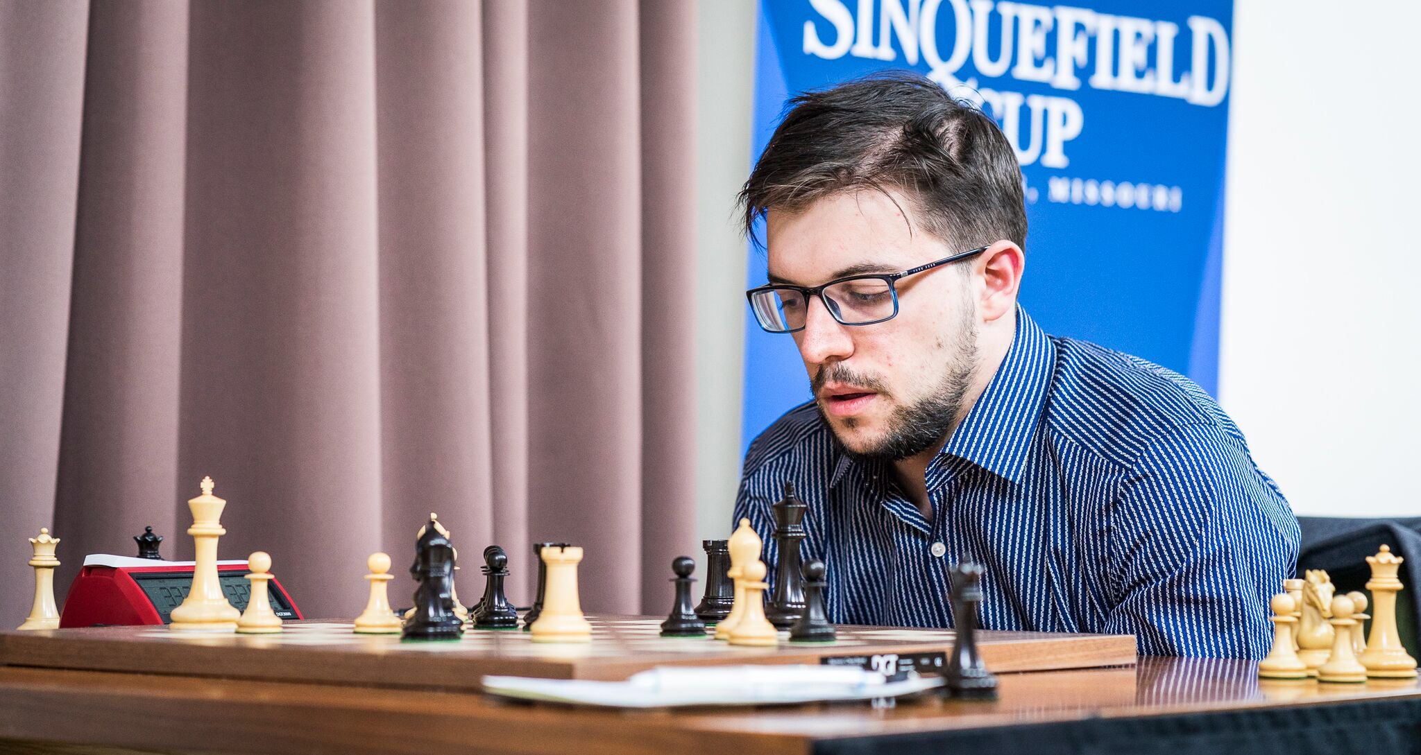 Grand Chess Tour on X: The man of the hour! Maxime Vachier-Lagrave  defeated Magnus Carlsen and is now leading the tournament! #Sinquefieldcup  #GrandChesstour  / X