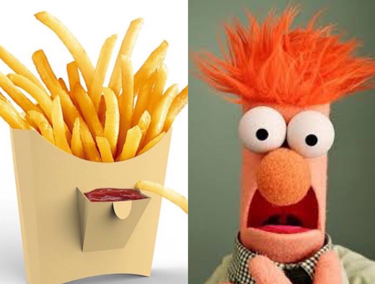 On the left, a design that recently won an award. On the right, the Muppet equivalent that immediately came to my mind.
