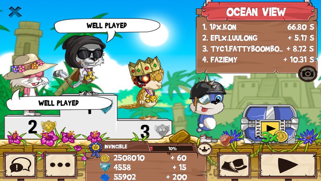 Kon_Azhar's tweet photo. Get on my level, son! #funrun2 #luulong #FattyBoomBoom #faziemy https://t.co/IXMumTW3tZ
