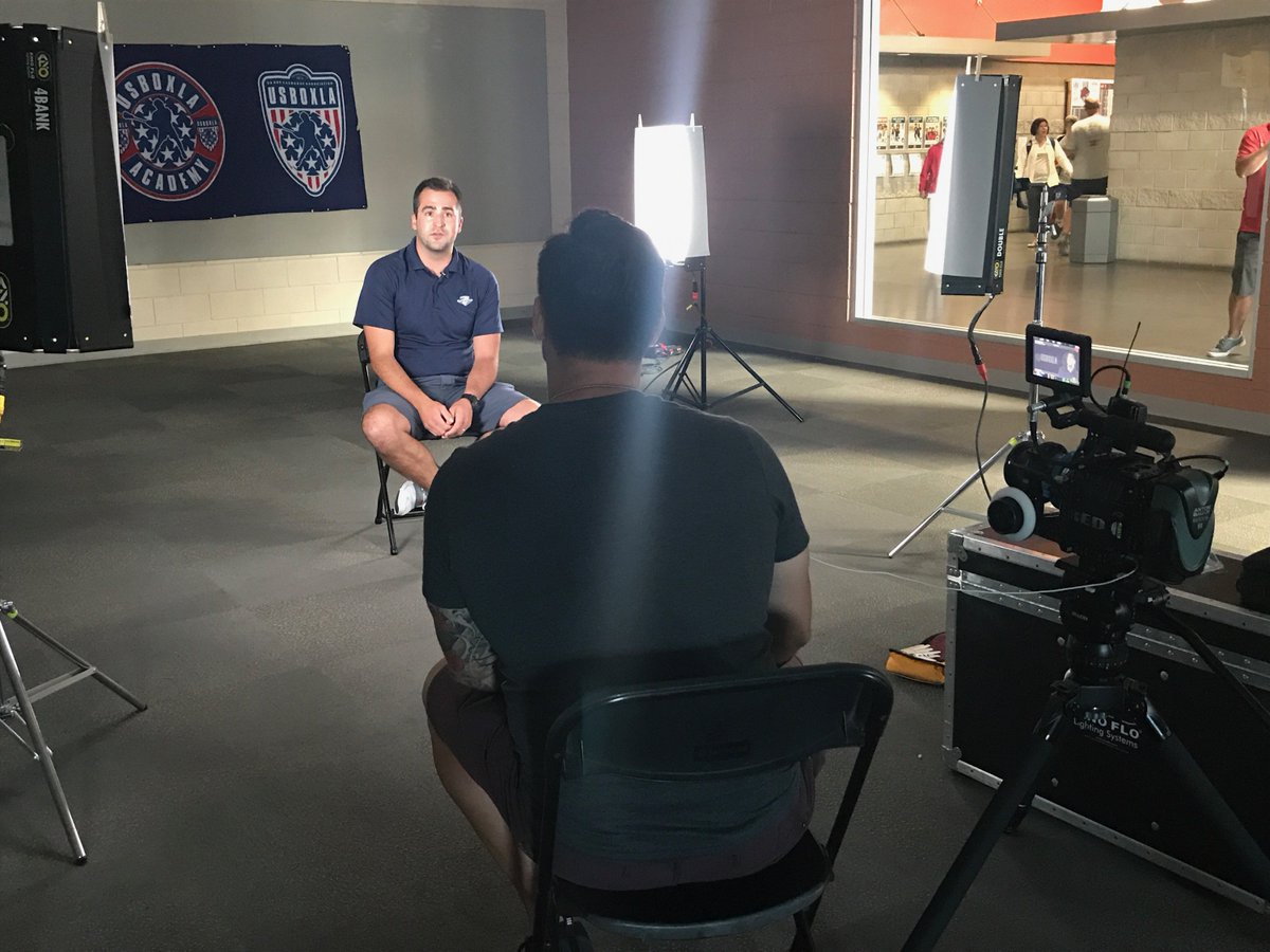 #USBOXLA Nationals: Lights. Camera. Action! <a href="/VERDICTdigital/">Verdict Digital</a> X @shewbomber19 &amp; <a href="/lxtclacrosse/">LXTC</a>. Stay tuned.