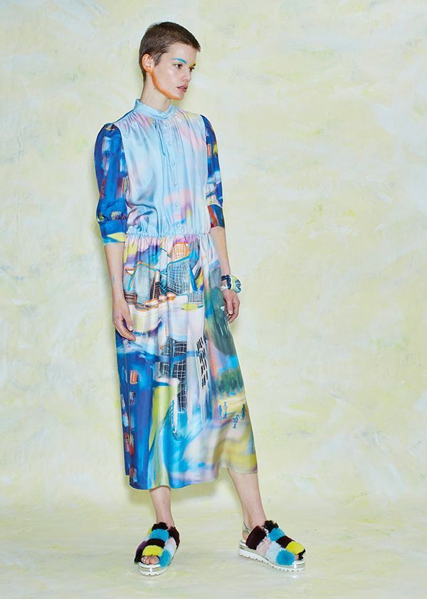 TSUMORI CHISATOファーサンダル