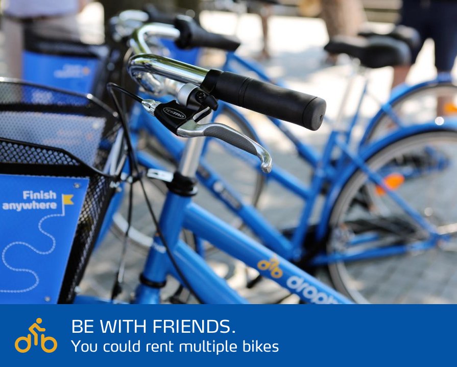 Rent as much as You need! Share the moments with friends :) 

#rent #bicycles #friends