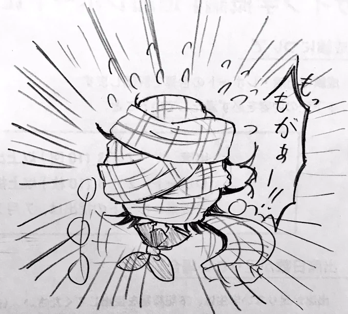 よっしゃ今度こそ!抜けていた『マフラーをしている苺』です!追加でふぁぼしてくださった方もありがとうですっ!!(*'ω`*) 