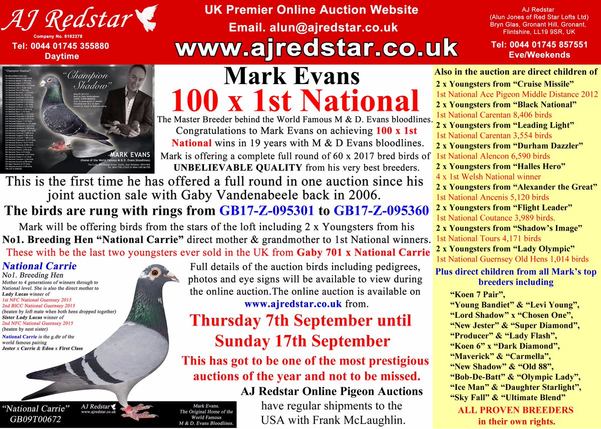 Alun Jones On Twitter Forthcoming Auction For Mark Evans Evans