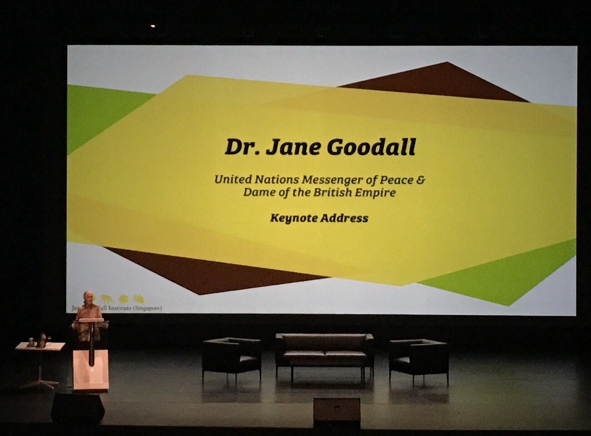 What a pleasure listening to Jane Goodall today!