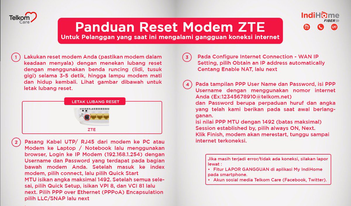 dearhendra's tweet photo. Panduan Gangguan (Hack) Modem .. https://t.co/i0yX9snFCV