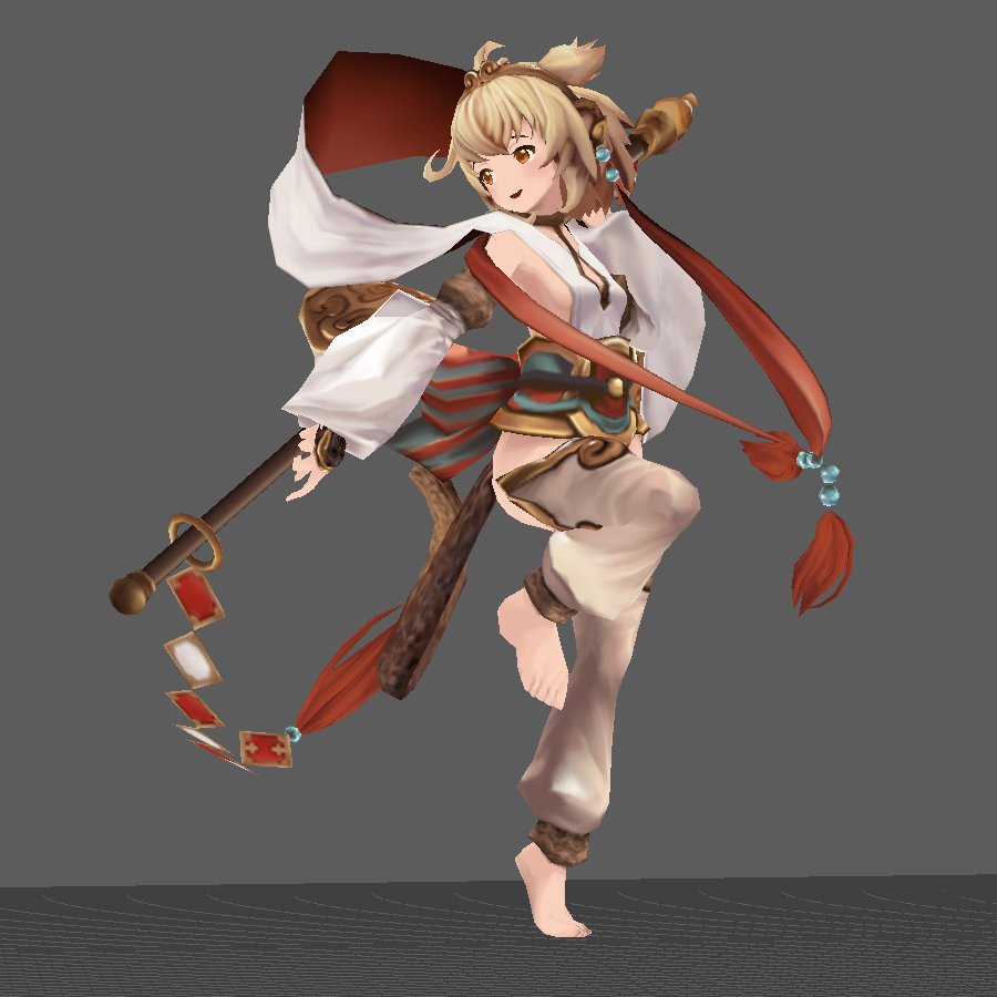 Utage در توییتر アンチラ 7400ポリゴンくらい テクスチャは1024pxで描いて512pxに縮めてごまかし