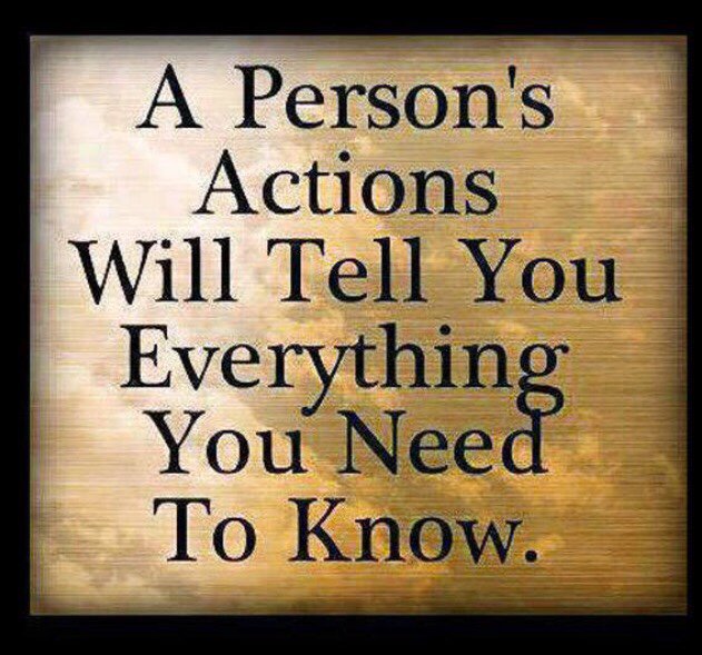 2elizabeths's tweet photo. RT https://t.co/IygU6mYHtV RT Follow @Powordful   
People often tell lies but their actions tell the truth. https://t.co/NBJ49aSYu8