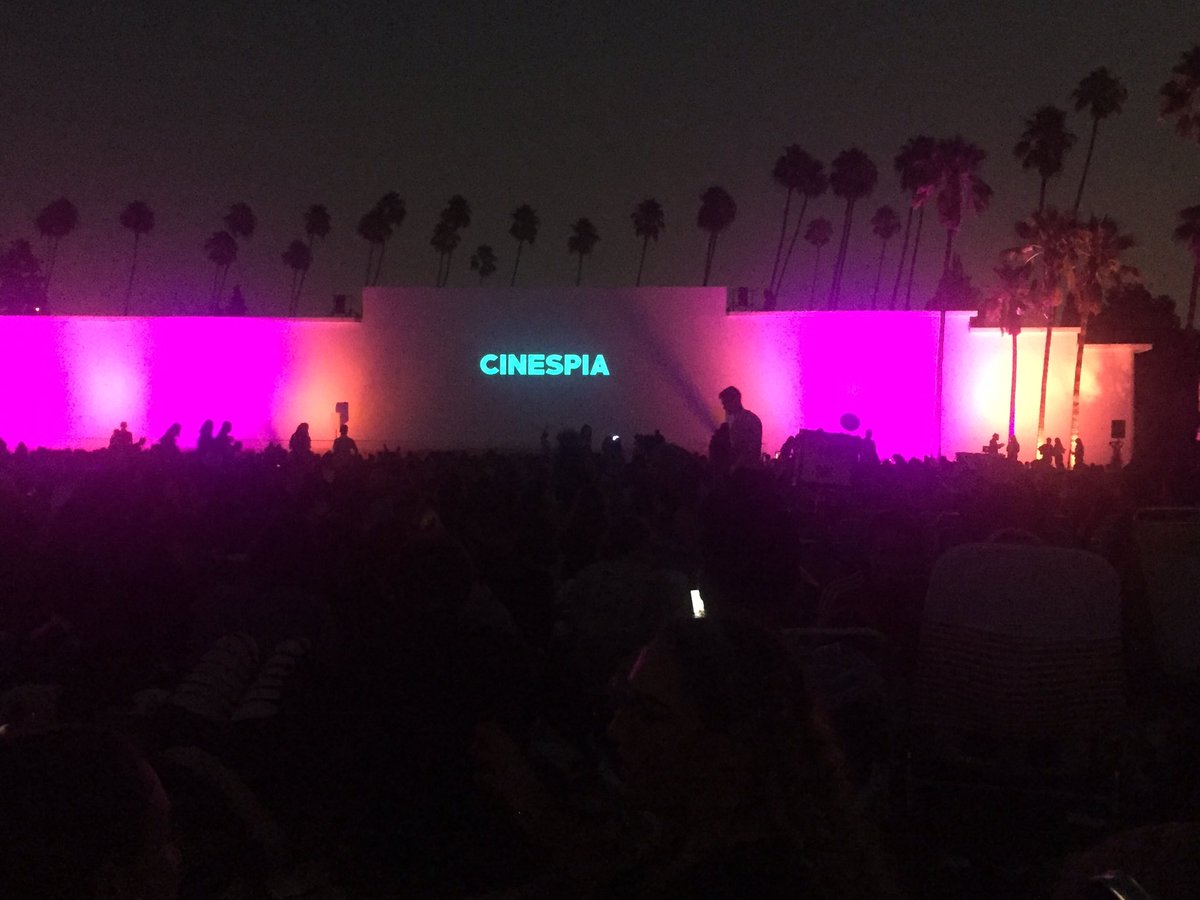 MattBasora's tweet photo. Saturday night in the cemetery, courtesy of @Cinespia!  #ThePrincessBride #AsYouWish #ChiquitaCameToo https://t.co/MW0J88MeLk