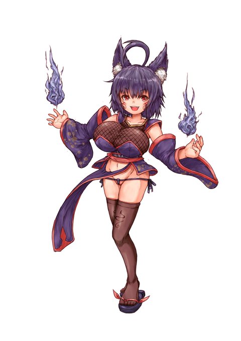 クーアさんの子。ロリ巨乳をバランスよく描けないといいう謎。 