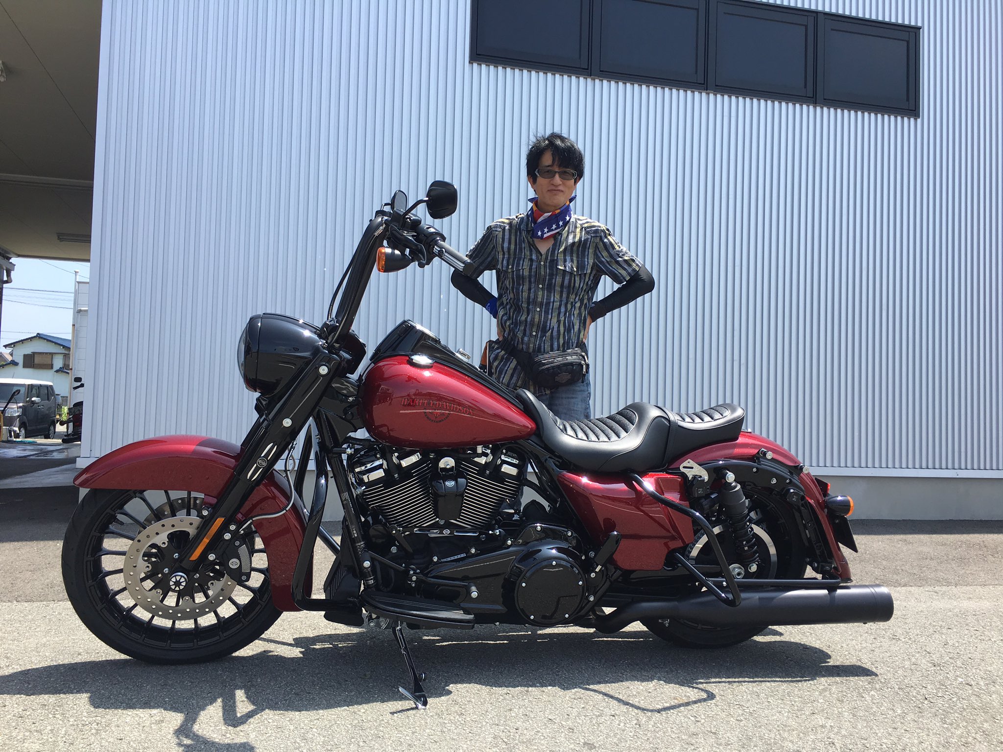 ロードキングスペシャル純正ホイール ハーレー'18FLHRXS107ロードキングスペシャルカスタム
