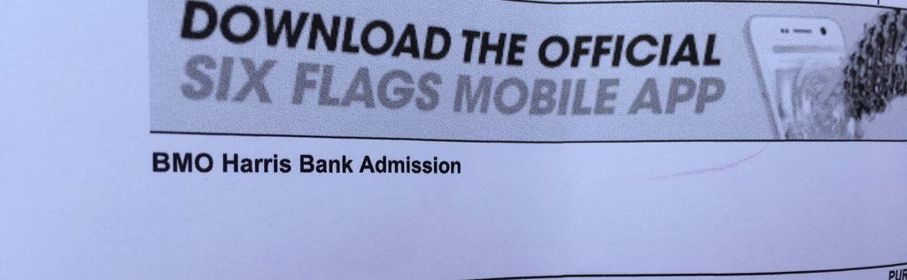 dove_flowers's tweet photo. Glad to have been able to go to Six Flags thanks to my employee discount @BMOonCampus #ProudtoworkatBMO #BSIP2017 https://t.co/wyzTzOZZjm
