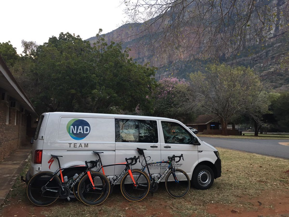 bells_athlete's tweet photo. Tarmac Experts, tactics & teamwork: our tools for #CloverLowveldTour. We're beginning our pre-race warm-ups before 9am start. #shakeandbake https://t.co/SEpHkXmjTb