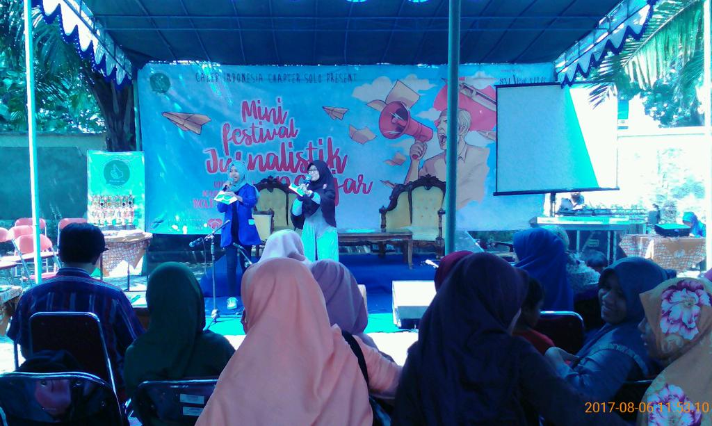 Sesi pembagian doorprize, peserta tak kalah semangat 
#MiniFestivakJurnalistik