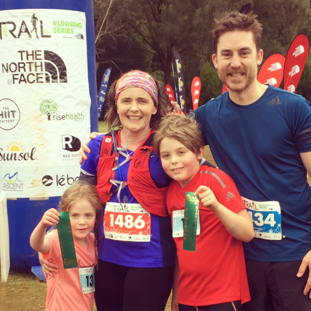 scidocmartin's tweet photo. Trail running was a family affair today #rapidascent #northface #family #trailrunning #garmin #opmove @EuanRitchie1 https://t.co/FCfmPXCy2f