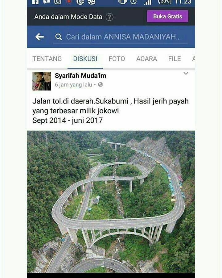 panca66's tweet photo. Loe pada ribut politik, sementara Jembatan Kelok 9 udah dipindahin Jokowi ke Sukabumi, wakwaw *ngakak salto* https://t.co/V0MMZcmPfB