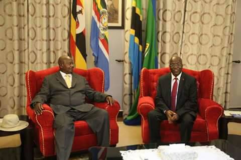 GAbayeho's tweet photo. #Tanzania & #Uganda Pdts launch East African Crude Oil Pipeline Project EACOP in #Tanga. Pipeline route 1445km from #Kabaale to #Tanga https://t.co/9YYnzBxP4N