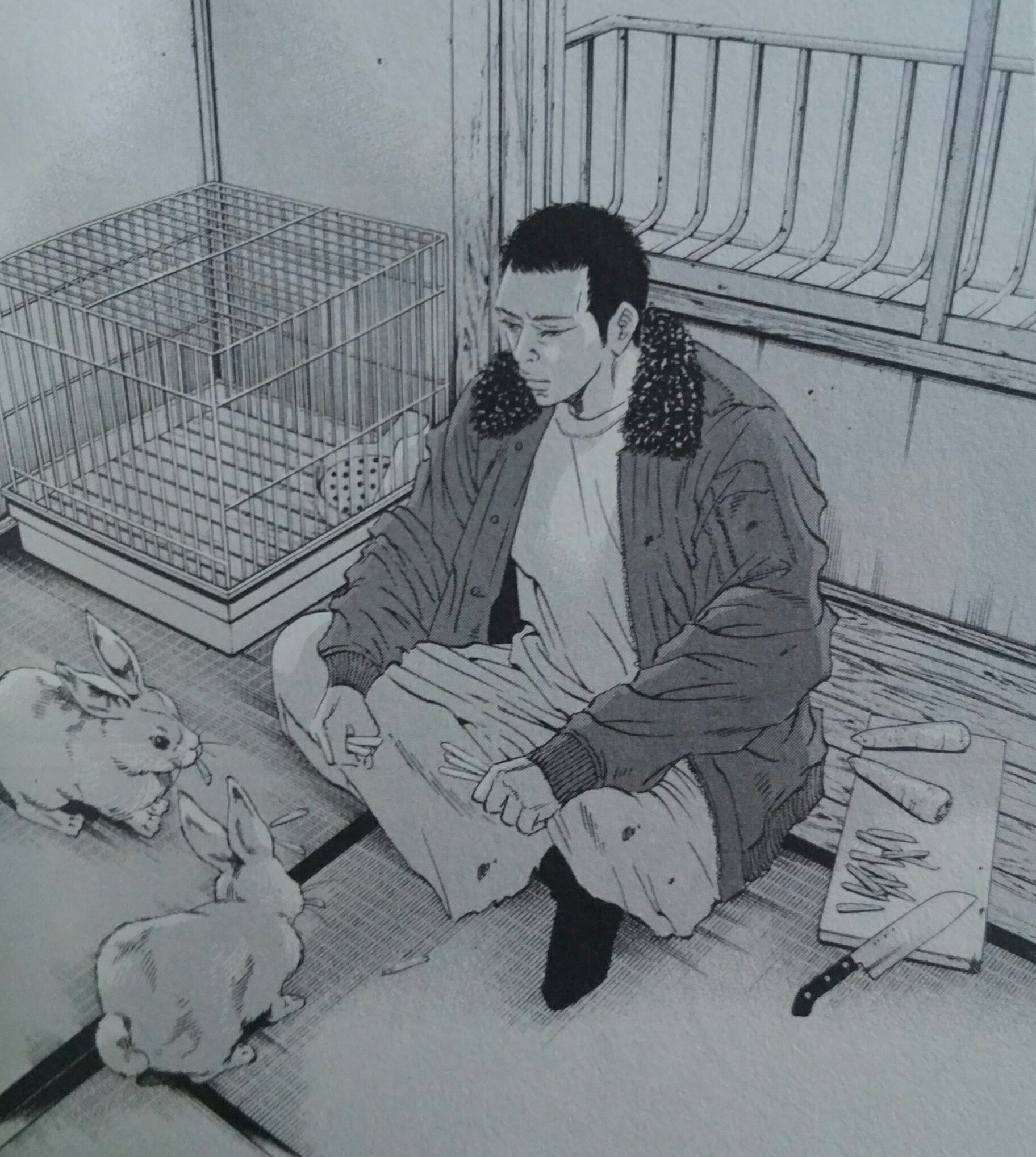 Nishigai Twitter પર ウサギを愛でる若かりし頃の 闇金ウシジマくん 丑嶋馨 T Co C7ejwdoyj3 Twitter