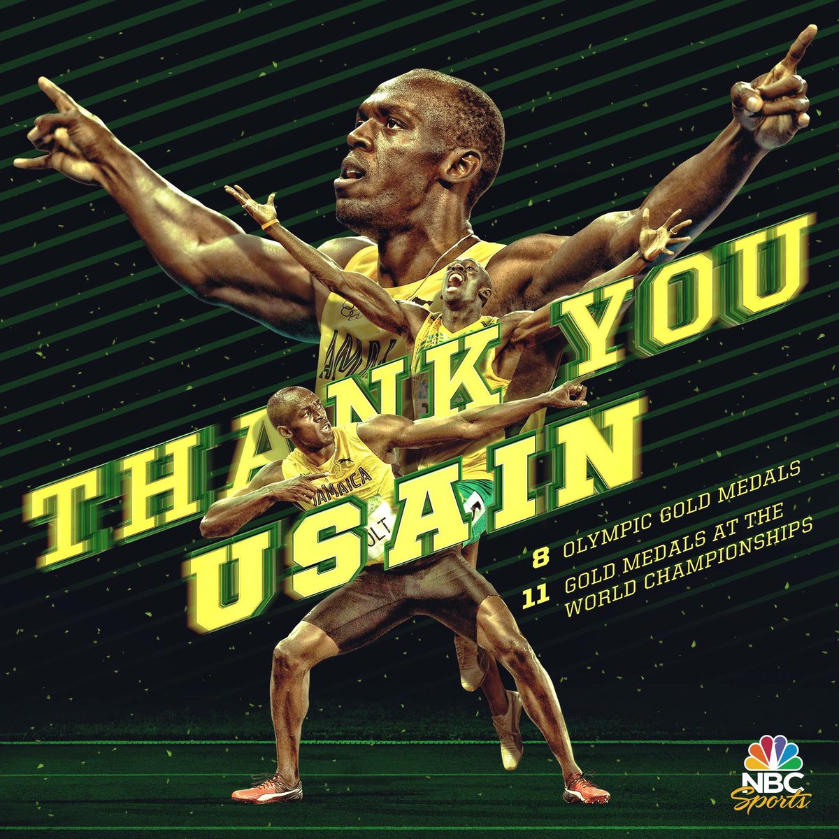 #respect #usainbolt #GOAT