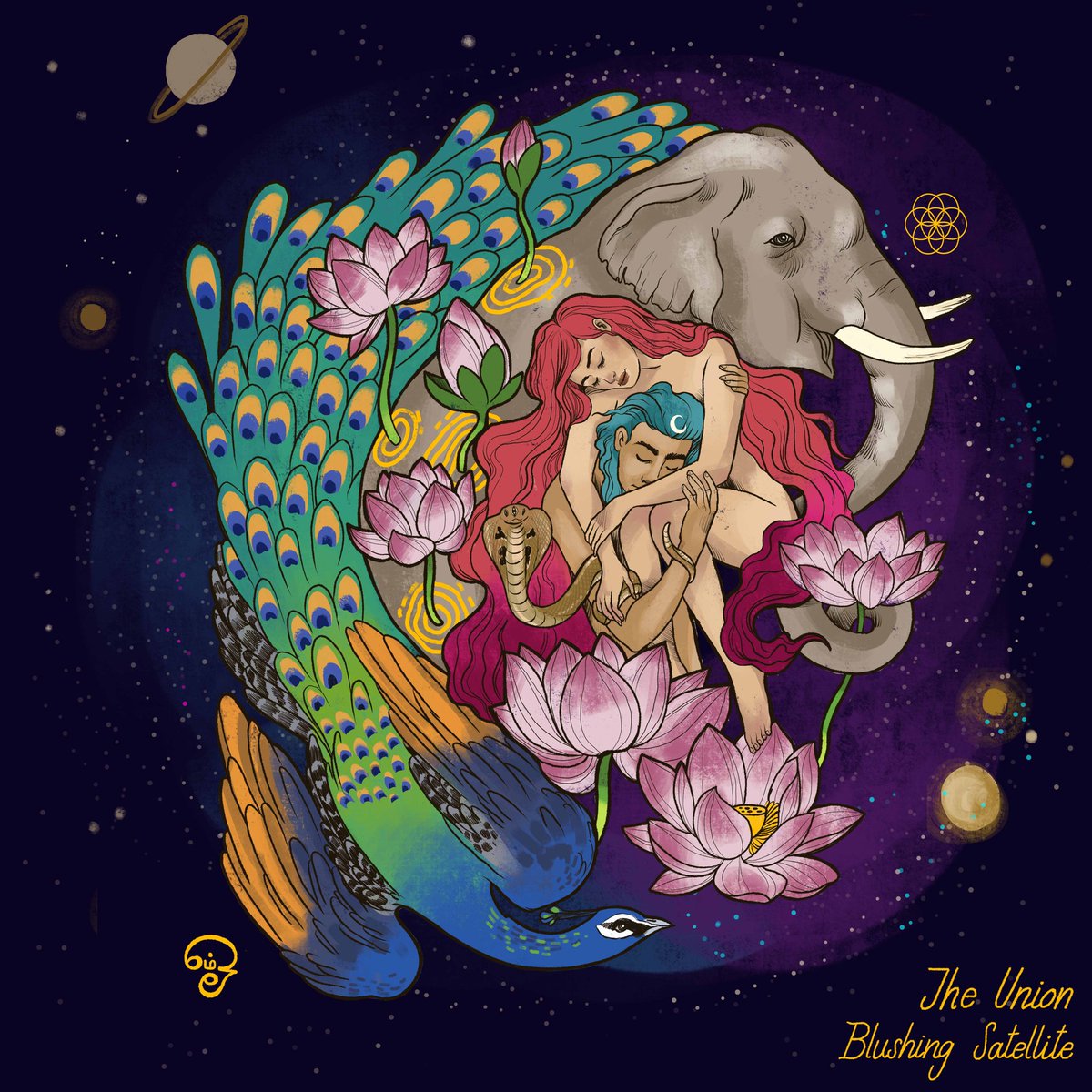 Excited to release the artwork for our upcoming debut album "The Union" Check out this surreal illustration by Pia Meenakshi/Gumani