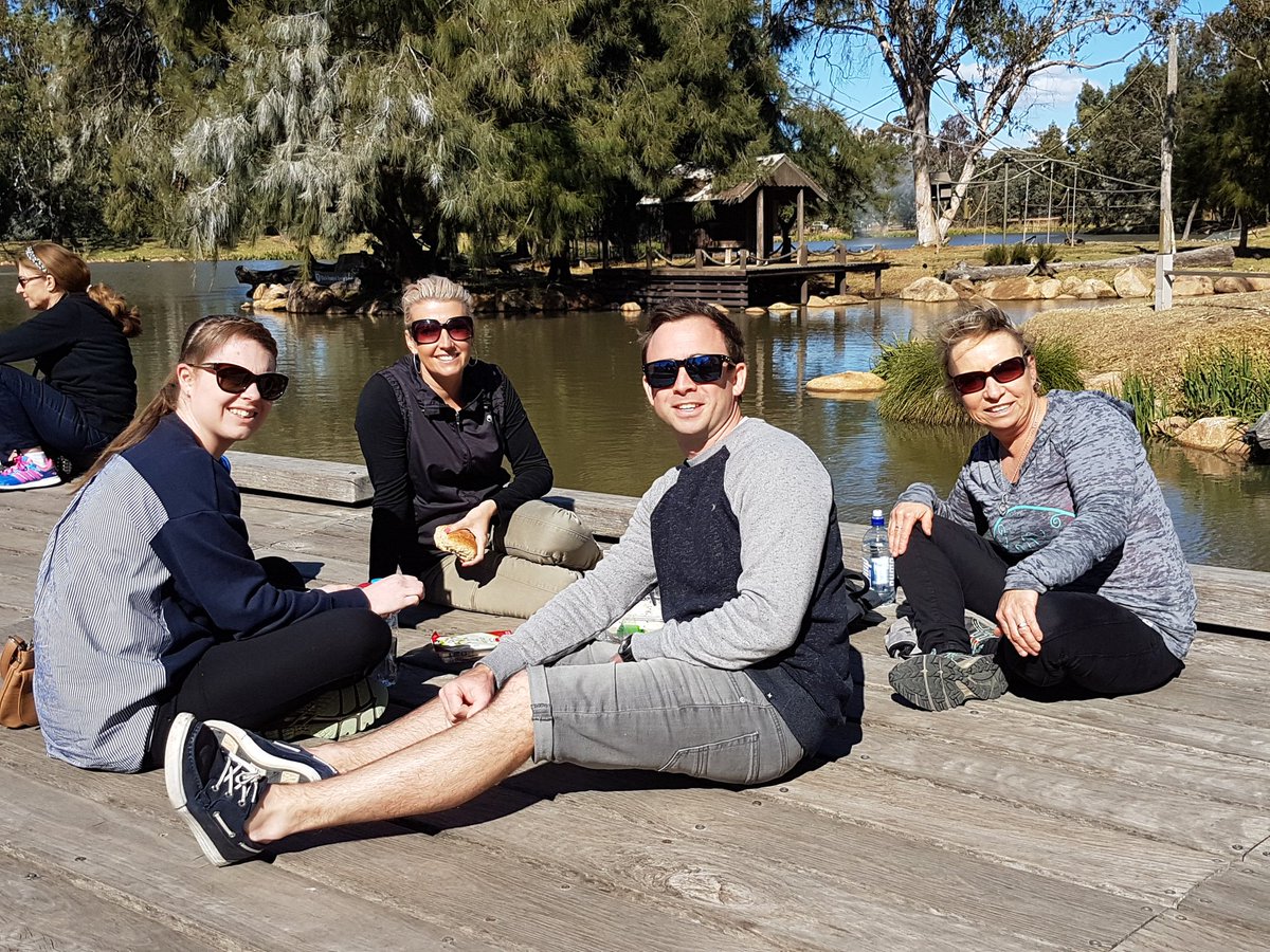 Dubbo zoo lunch. Thanks Lizzie, Annie, Gordo. ❤ Lou