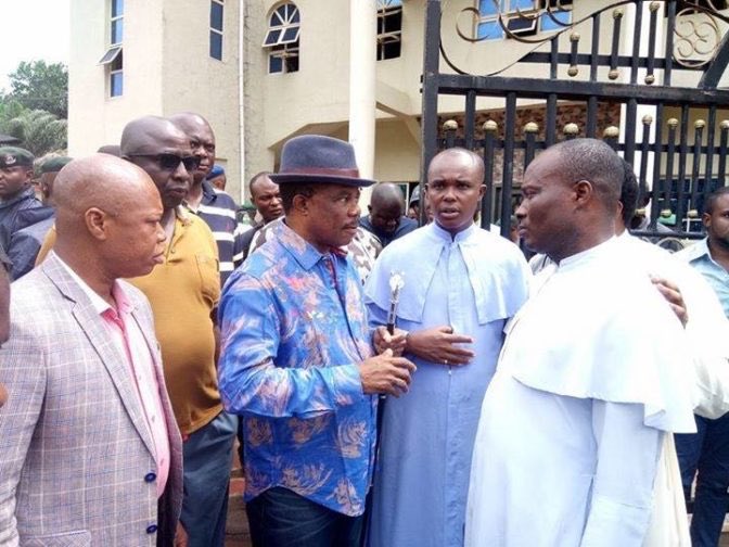 Nnewi Catholic Bishop, Hilary Paul Odili Okeke has commenced moves to rescue victims of Ozubulu church massacre which event took place during Mass