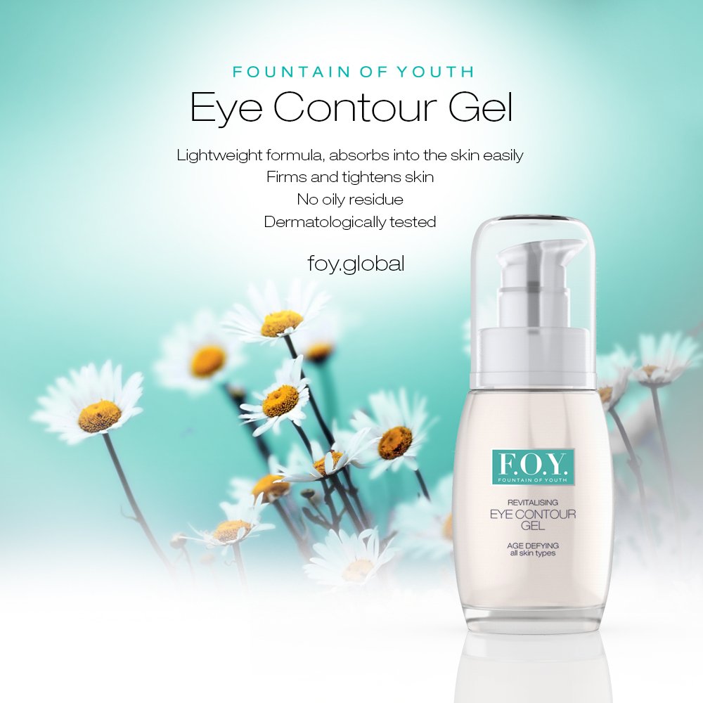 FOYGlobal's tweet photo. Our #EyeGel firms, tightens the skin and instantly reduces puffiness. Read more: https://t.co/ckODbPv0yR https://t.co/WauzGvICHc