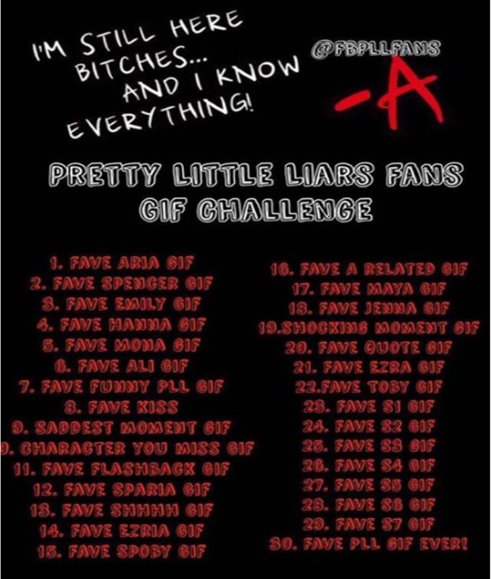 Gitte298's tweet photo. I'm in! #PLL #PLLChallenge @PLLTVSeries @FBPLLFans https://t.co/cbg47o0vHw