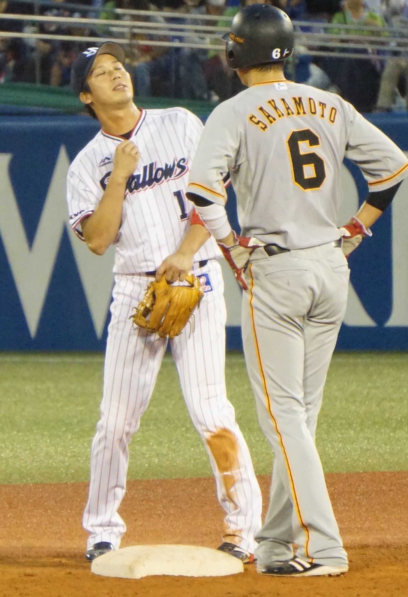 ルー 17 8 3 神宮球場 安定の仲良しさん 人 坂本勇人 山田哲人 T Co Keyvzau2yd Twitter