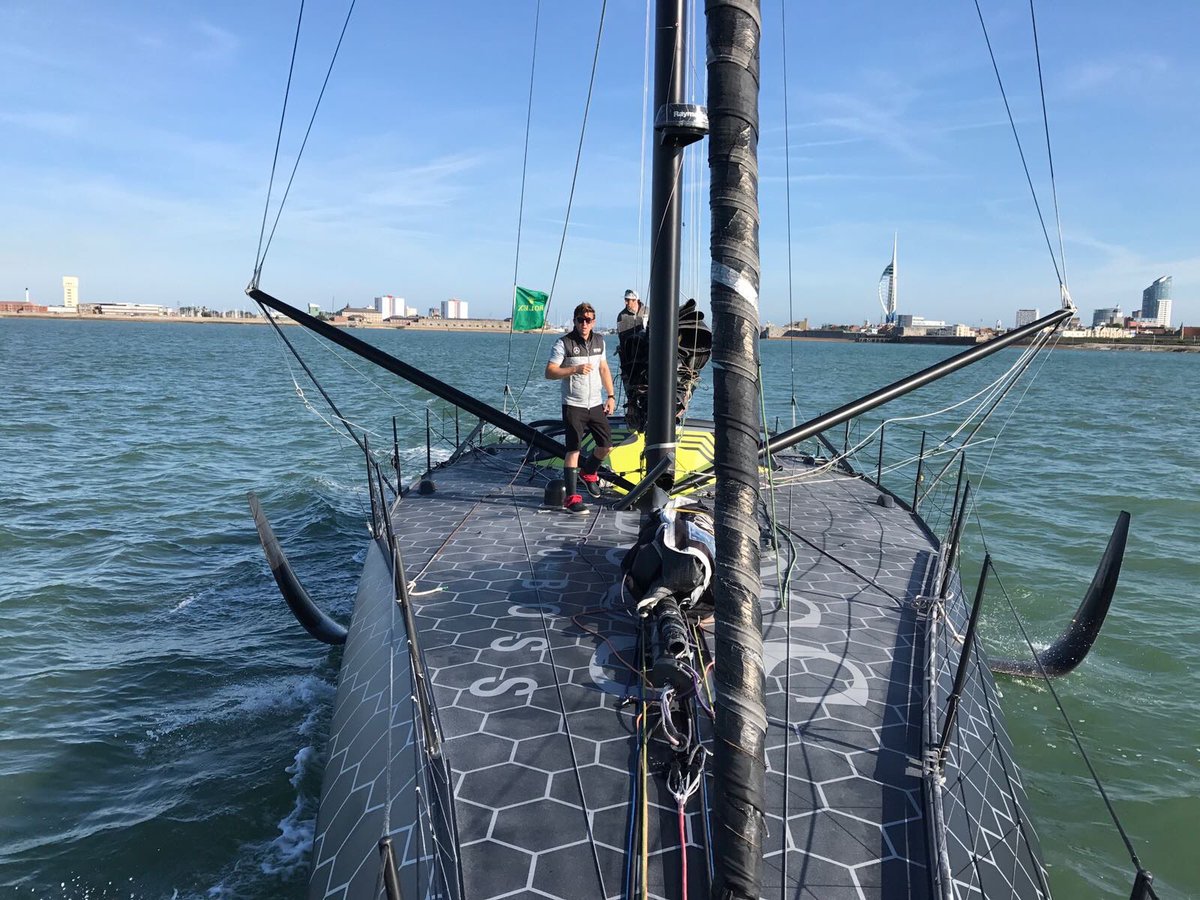 AlexThomson99's tweet photo. Making our way to the start of the @RORCRacing Fastnet Race. Racing with @NinoLeary #fastnetrace https://t.co/eWai7FeRg6