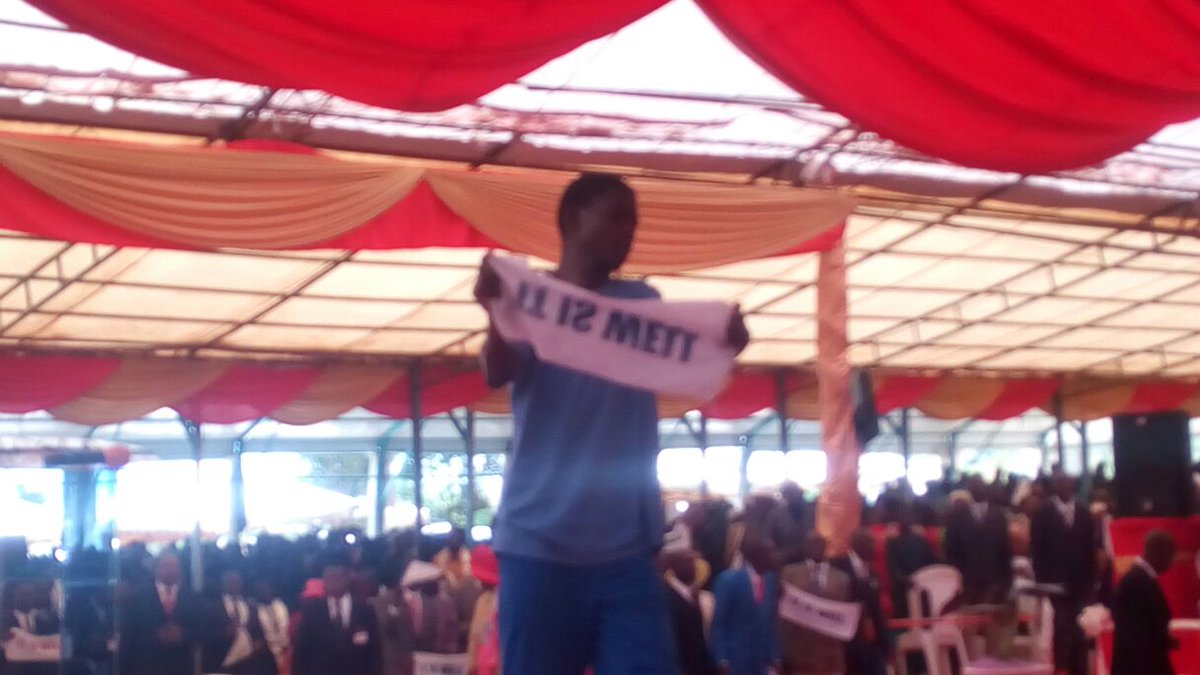Happening Now A Crippled Man raised up in Kericho by the Authority of the MIGHTIEST PROPHET OF THE released live on Jesus is Lord Radio