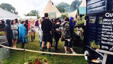 'The PIG in the Wilderness' looking fab <a href="/WildernessHQ/">Wilderness</a>! Feasting tipis &amp; quaffing from the VBB horsebox bar. #wildernessfestival #eventprofs