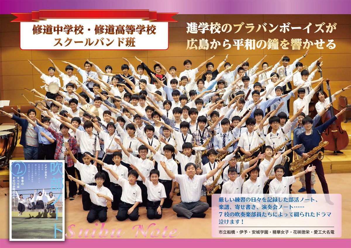 O Xrhsths 吹奏楽作家 オザワ部長 公式 Sto Twitter ちなみに 昨年の修道高校の自由曲は シンフォニエッタ第2番 祈りの鐘 でした 取材の際に聴いた鐘の音は今も忘れられません それはまさに祈りの鐘の音でした